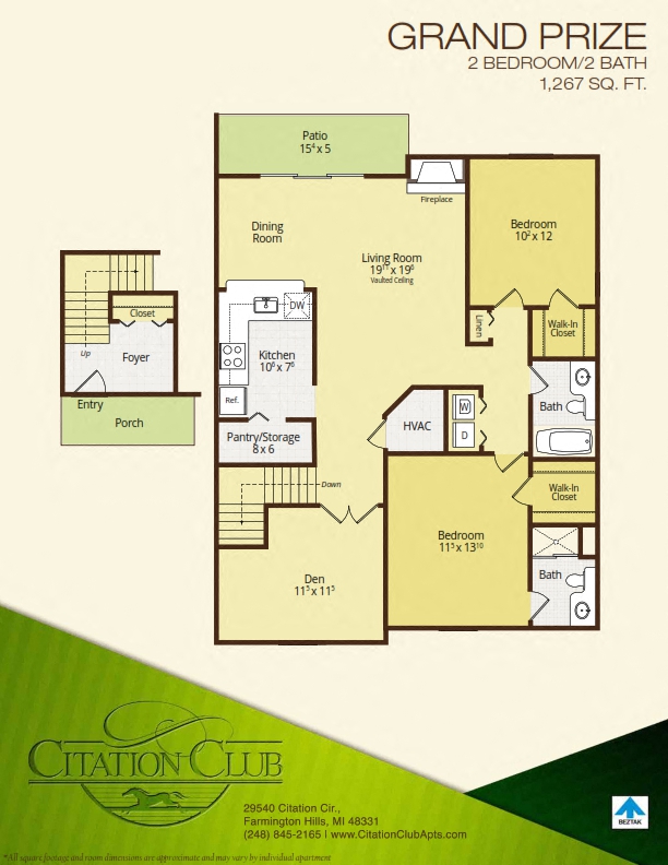 Grand Prize floor plan